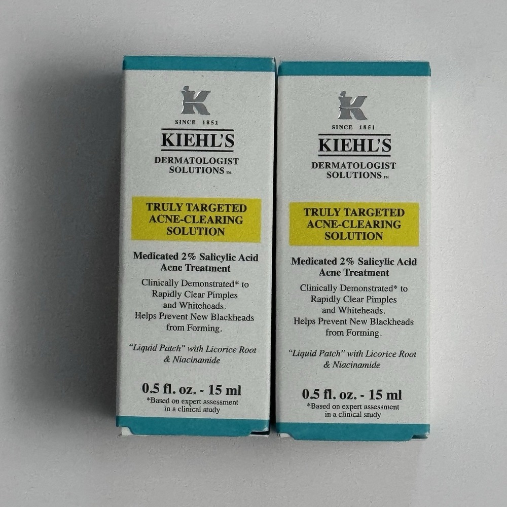 Kiehl's Dermatologist Solutions 2 Truly Targeted Acne Clearing Two 0.5 oz 15ml